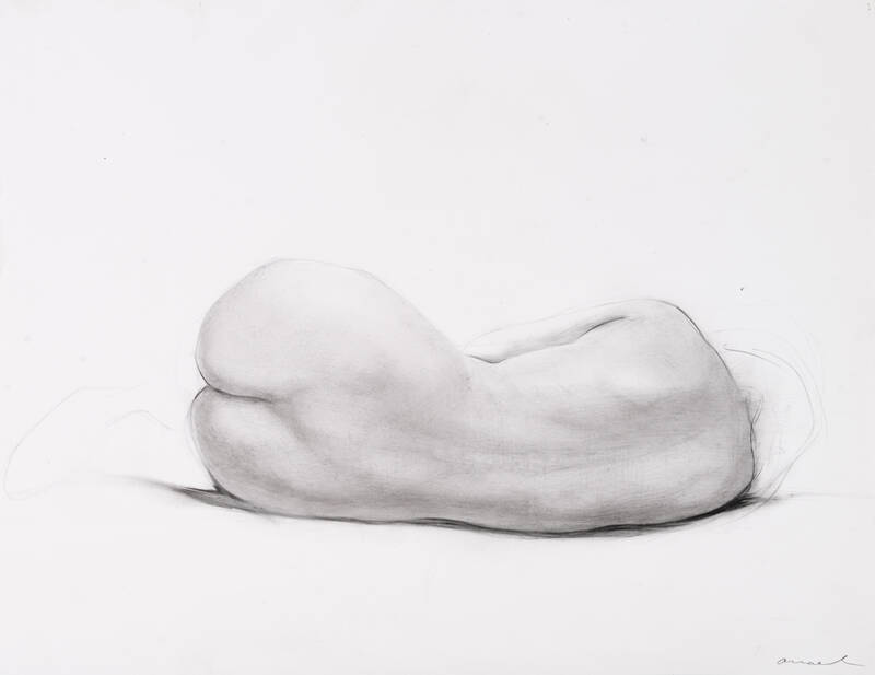 Reclining Figure ... by Steven Assael