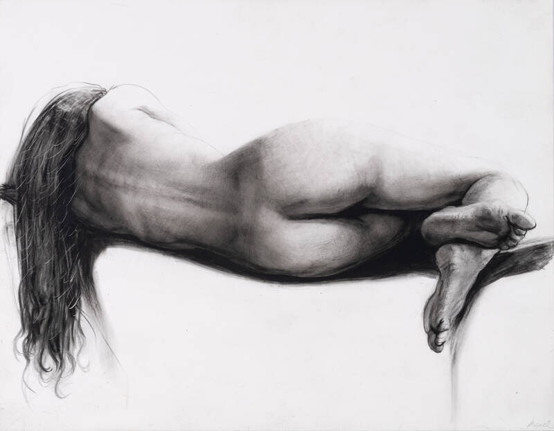 Reclining Figure ... by Steven Assael