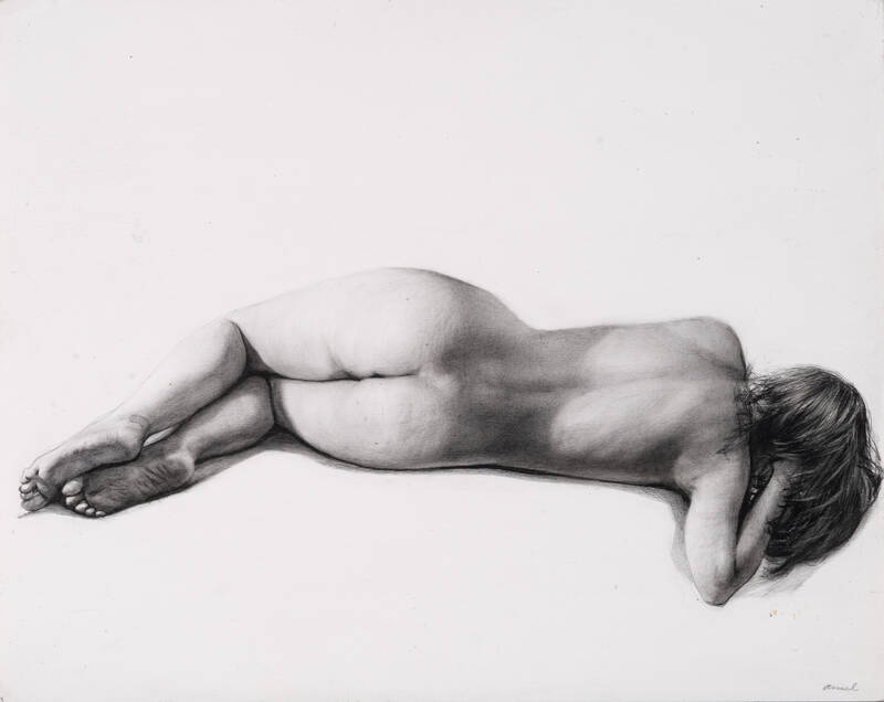 Reclining Figure ... by Steven Assael