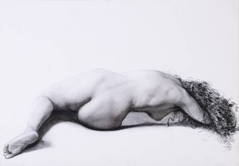 Reclining Figure ... by Steven Assael