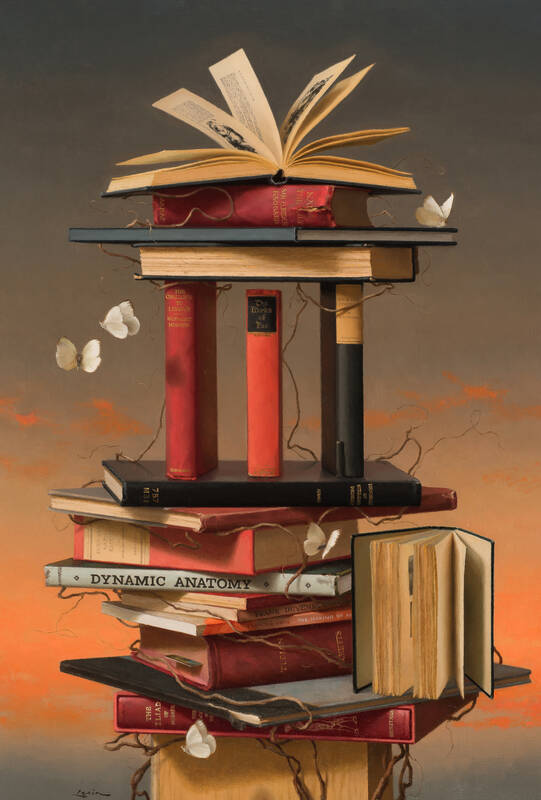 Books and Butterf... by Steven Levin