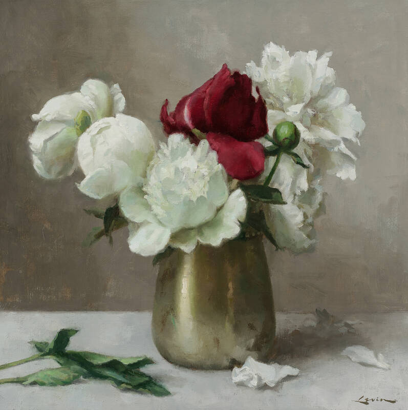Peonies in Brass ... by Steven Levin