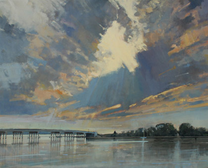 Sunset Over Haert... by Paul Rafferty