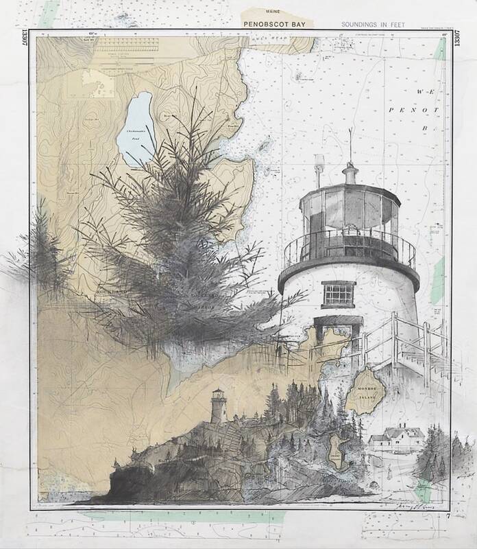 Owls Head Lightho... by Terry Elkins