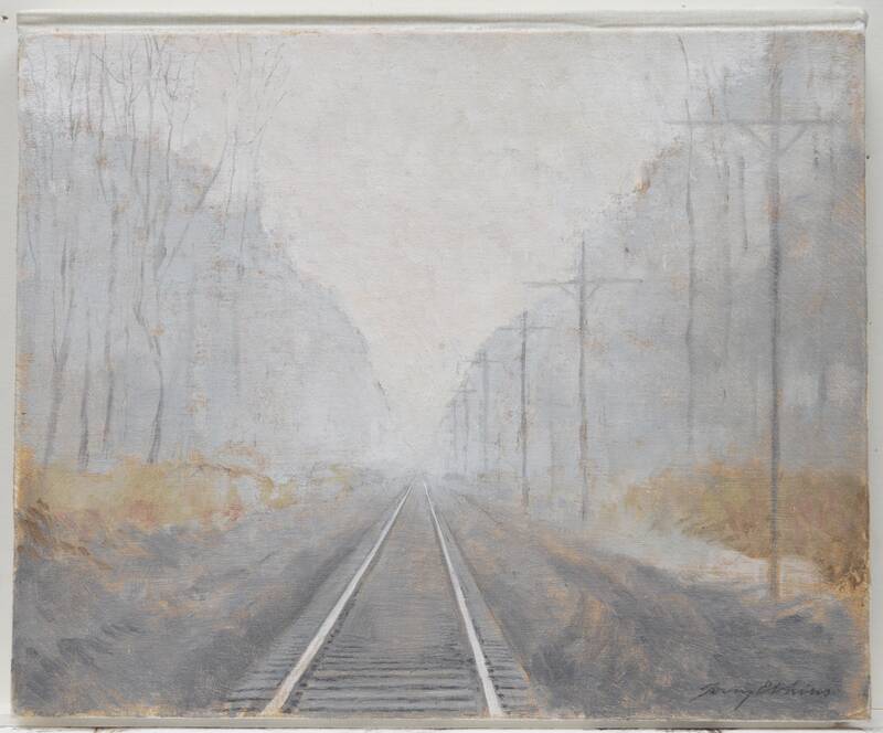 Tracks Behind the... by Terry Elkins