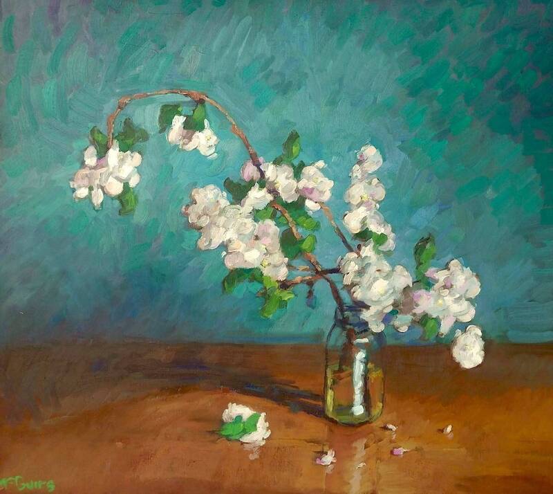 Apple Blossoms in... by Tim McGuire