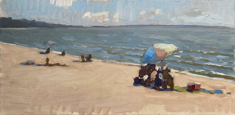 Beach Day at Mort... by Tim McGuire