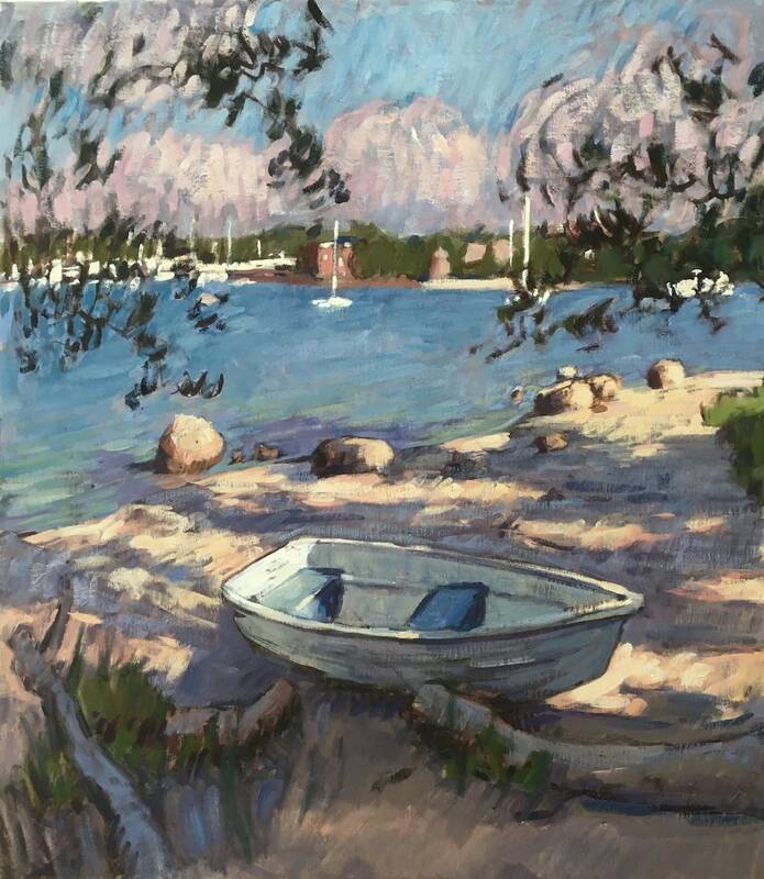 Beached Rowboat by Tim McGuire