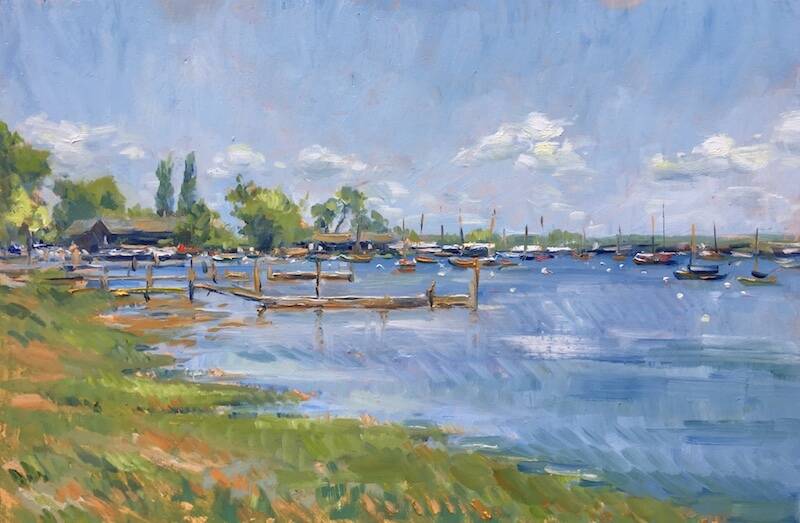 Chequit Point, Sh... by Tina Orsolic Dalessio