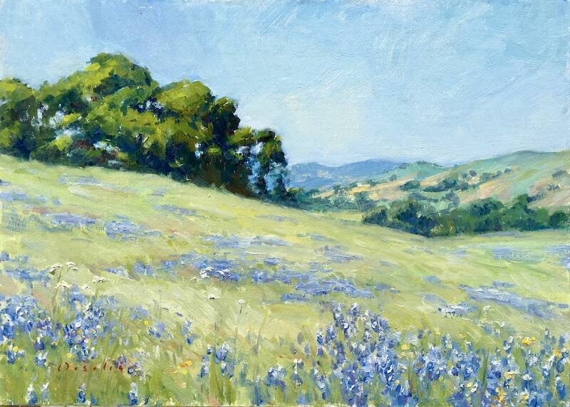 Field of Lupines by Tina Orsolic Dalessio