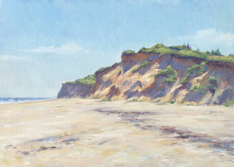 Montauk Cliffs by Tina Orsolic Dalessio