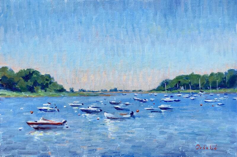 Setauket Harbor by Tina Orsolic Dalessio
