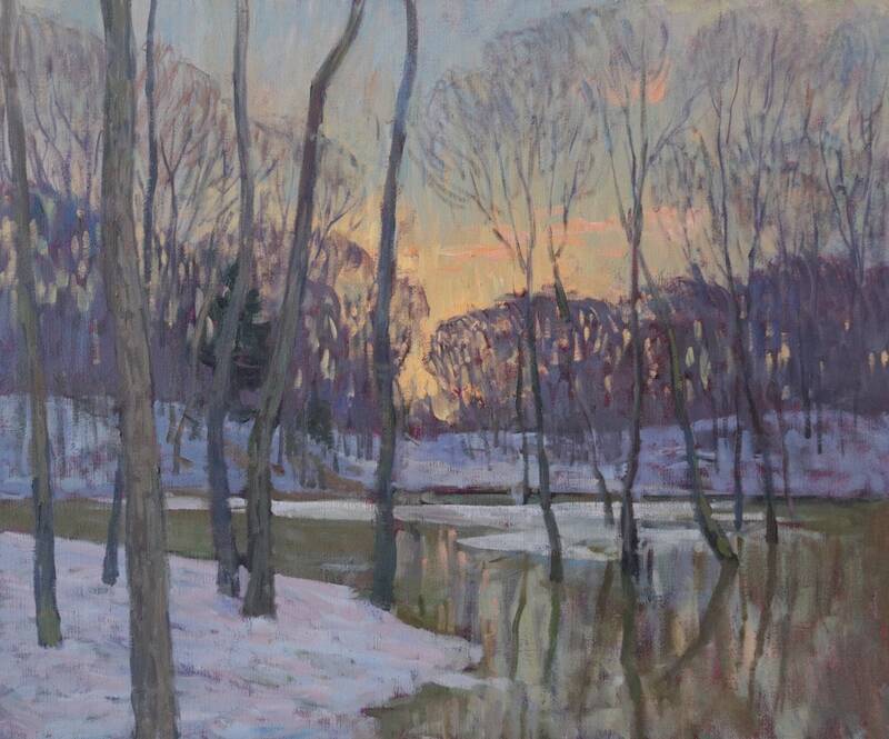 Alizarin Sky in W... by Viktor Butko
