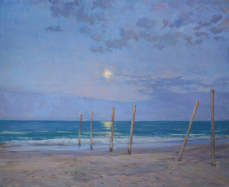 Cloudy Moonrise by Viktor Butko