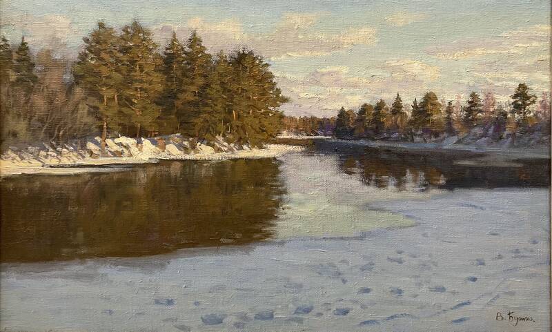 Early Spring, Riv... by Viktor Butko