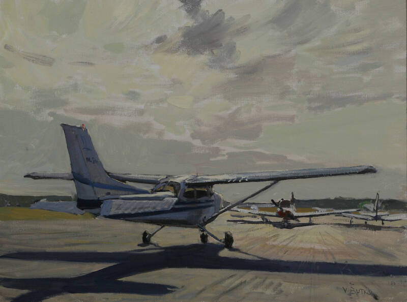 East Hampton Airp... by Viktor Butko