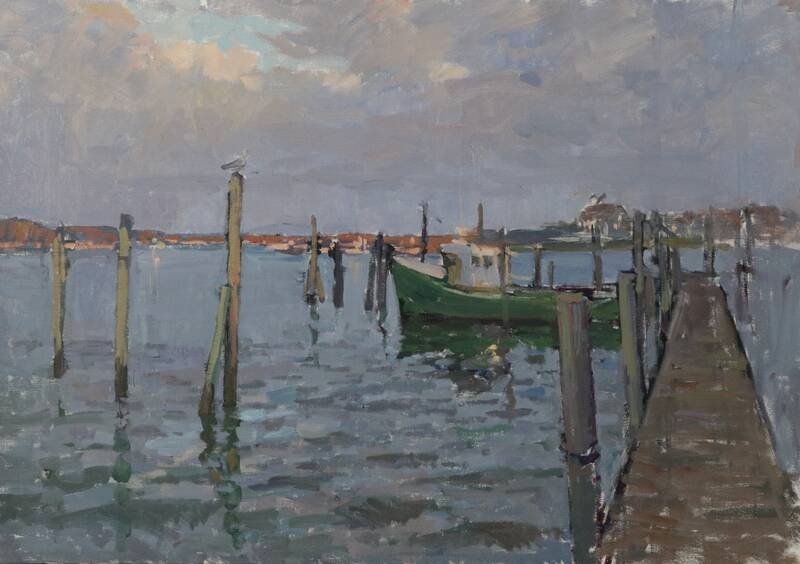 Evening at Montau... by Viktor Butko