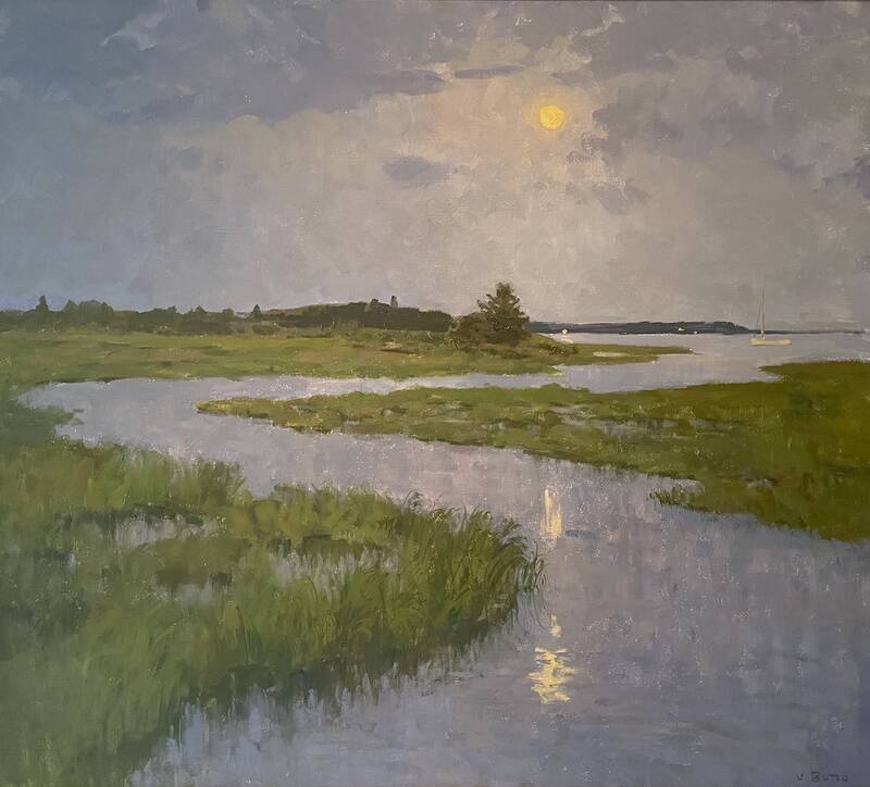 Full Moon Over Sh... by Viktor Butko