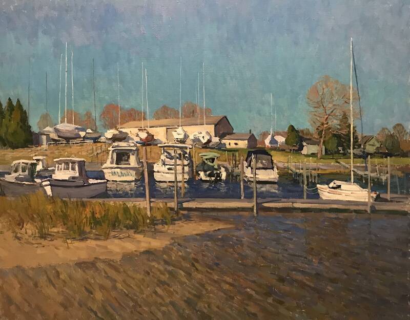Islander Boatyard by Viktor Butko