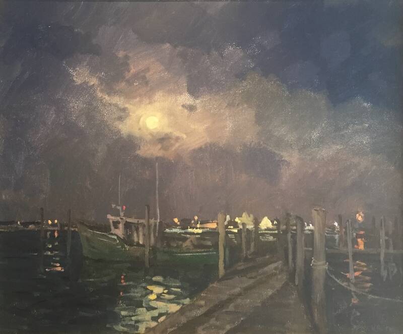 Montauk Moon by Viktor Butko