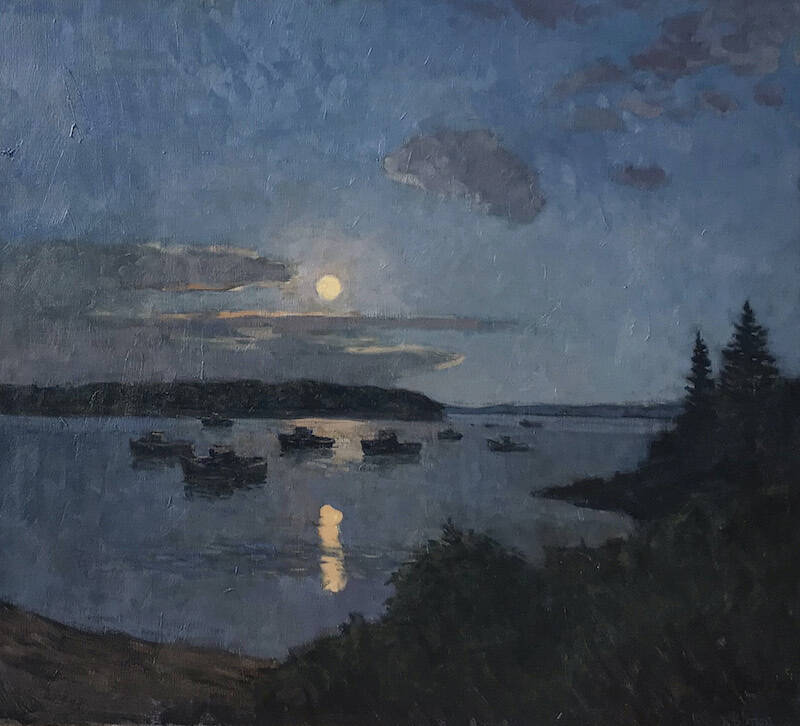 Moon Over the Har... by Viktor Butko