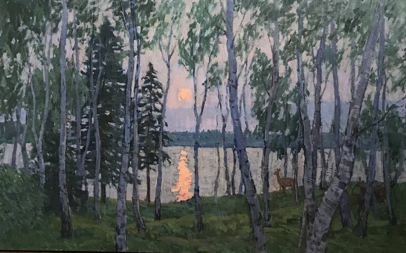 Silvery Sunset by Viktor Butko