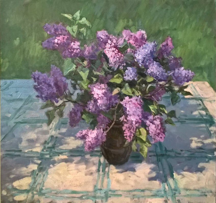 Sunny Lilacs by Viktor Butko