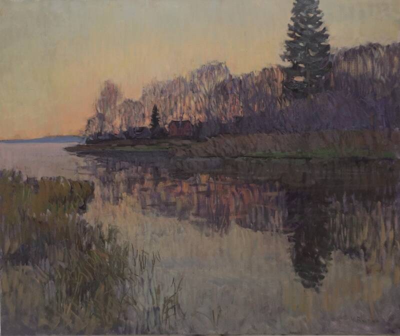 Sunset over the R... by Viktor Butko